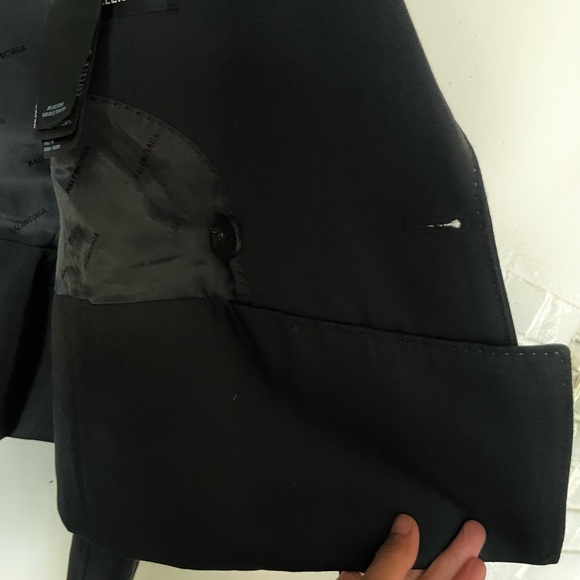 Balenciaga Double-breast Folded Blazer. - Picture 8 of 13